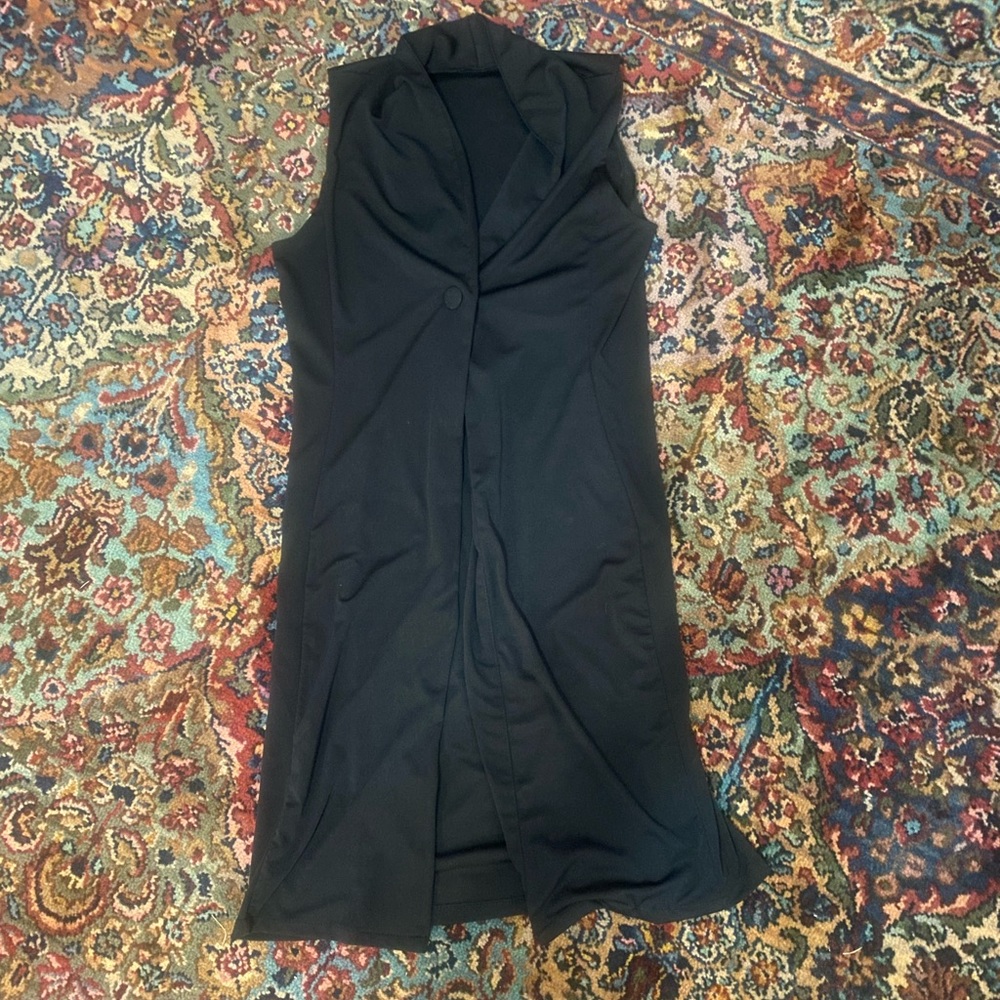 Long duster vest